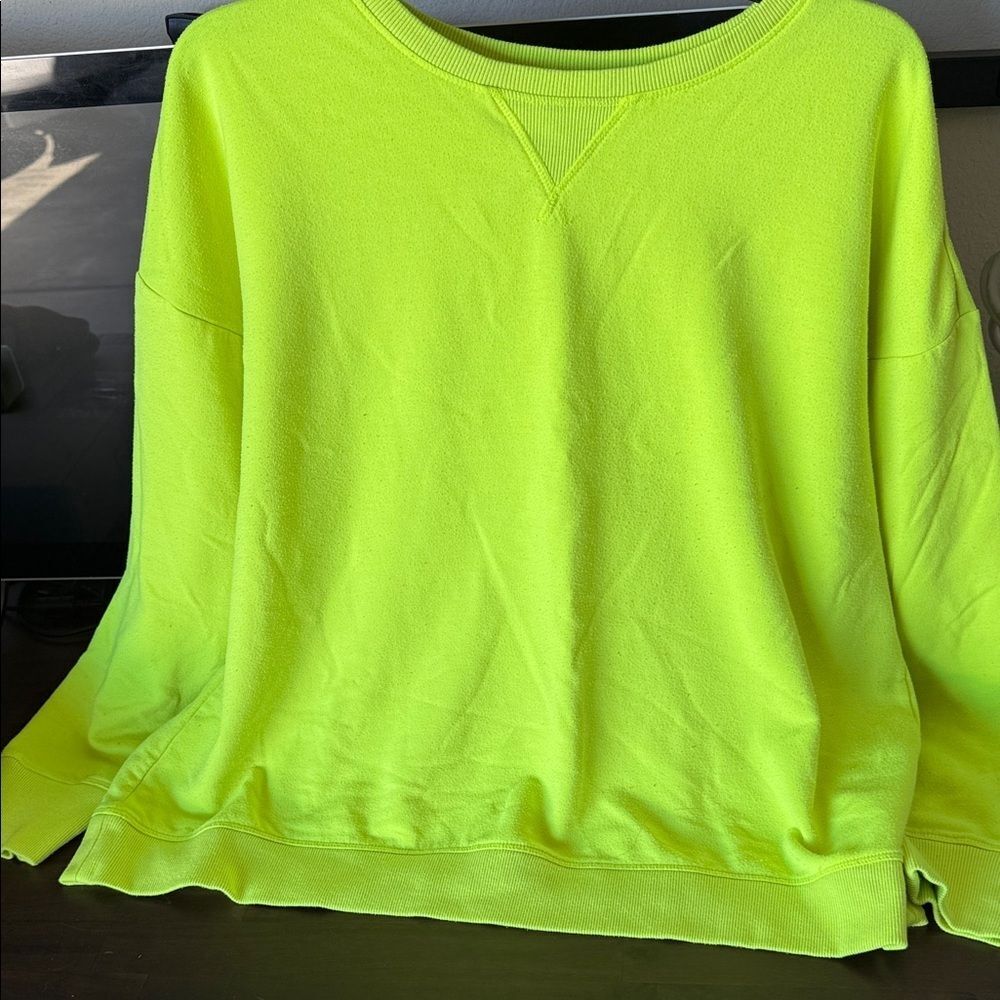 DSG Neon Yellow Crew Neck Sweater